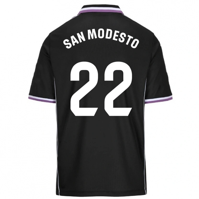 Danxen Heren Hugo San Modesto #22 Paars Zwart Uitshirt Uittenue 2025/26 T-Shirt
