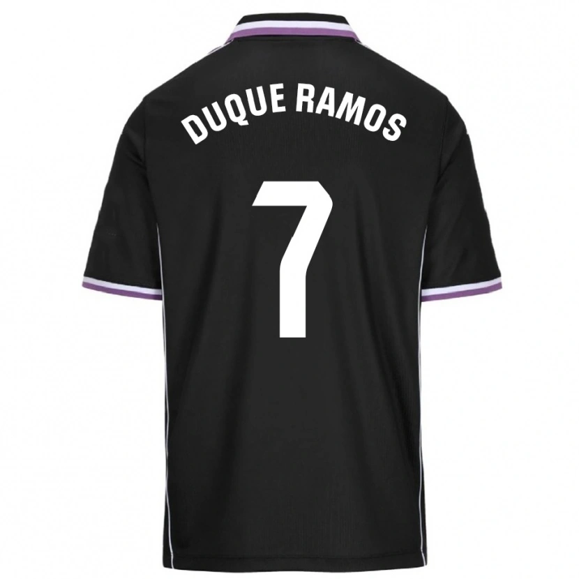 Danxen Heren Carmen Duque Ramos #7 Paars Zwart Uitshirt Uittenue 2025/26 T-Shirt