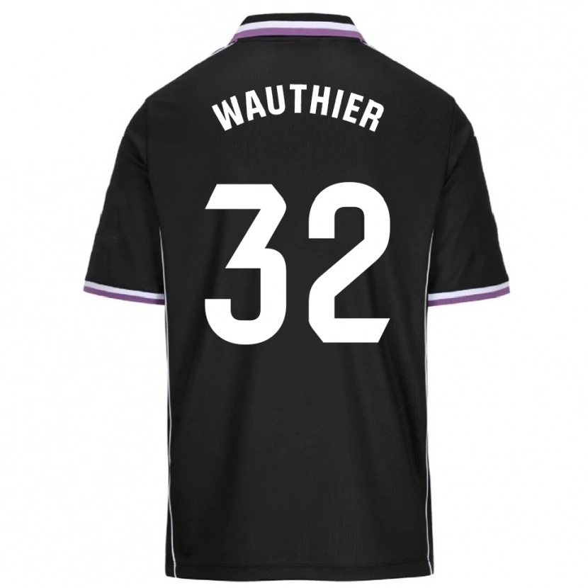 Danxen Heren Hugo Wauthier #32 Paars Zwart Uitshirt Uittenue 2025/26 T-Shirt