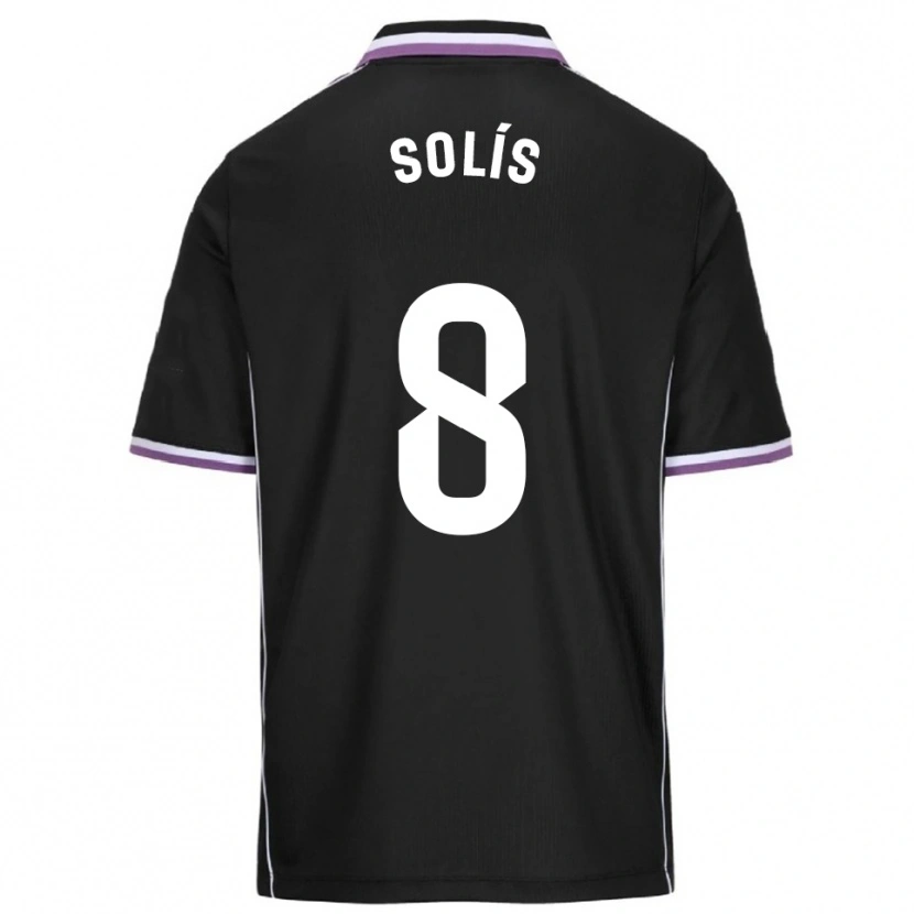 Danxen Heren Celia Solís Gómez #8 Paars Zwart Uitshirt Uittenue 2025/26 T-Shirt