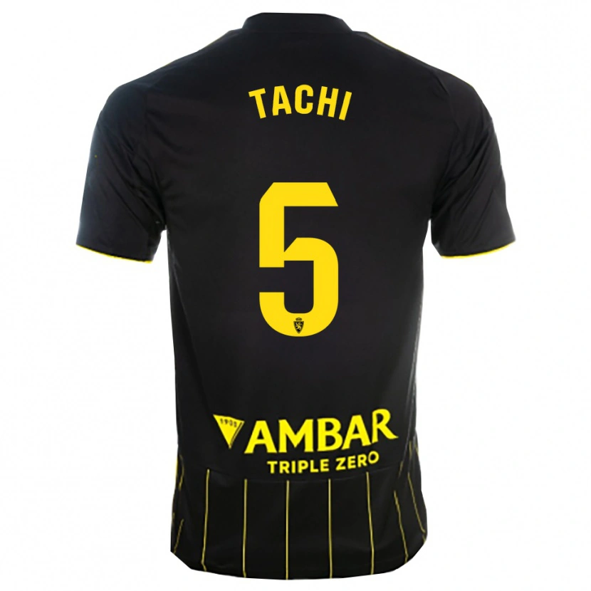 Danxen Heren Tachi #5 Zwart Geel Uitshirt Uittenue 2025/26 T-Shirt