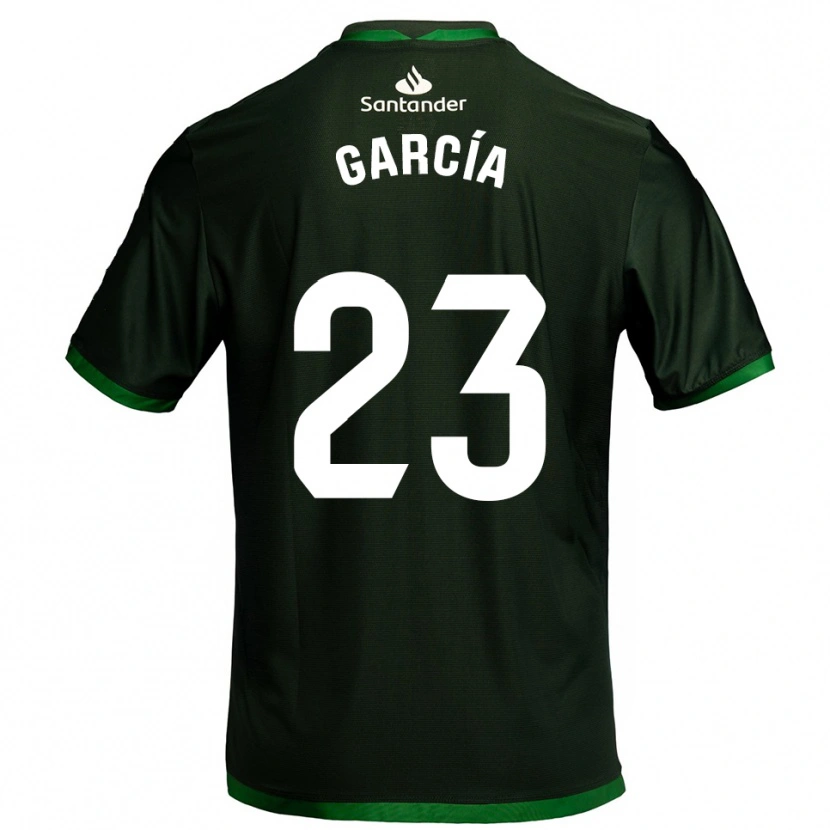 Danxen Heren Mario García #23 Donkergroen Uitshirt Uittenue 2025/26 T-Shirt