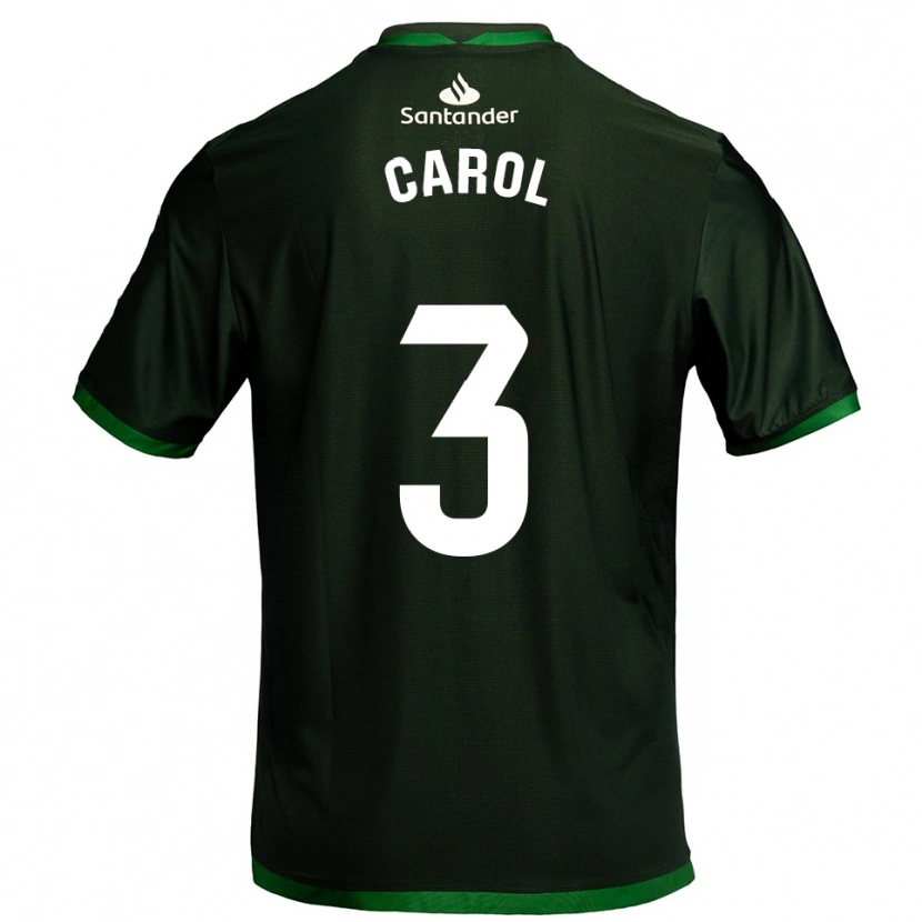 Danxen Heren Carolina Hernández Fernández #3 Donkergroen Uitshirt Uittenue 2025/26 T-Shirt