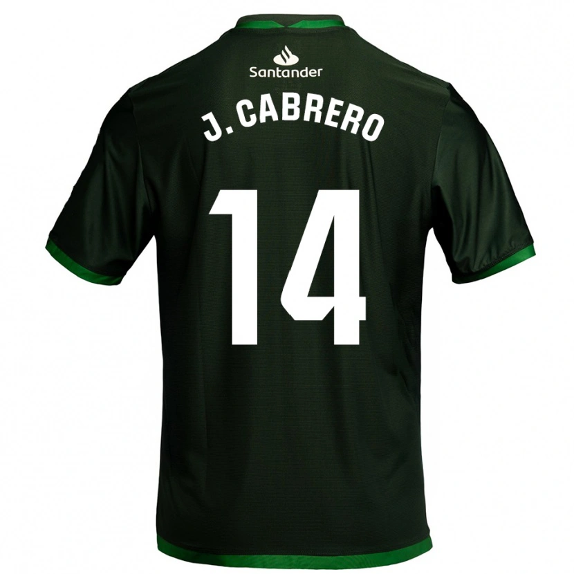 Danxen Heren Jimena Cabrero De La Llama #14 Donkergroen Uitshirt Uittenue 2025/26 T-Shirt