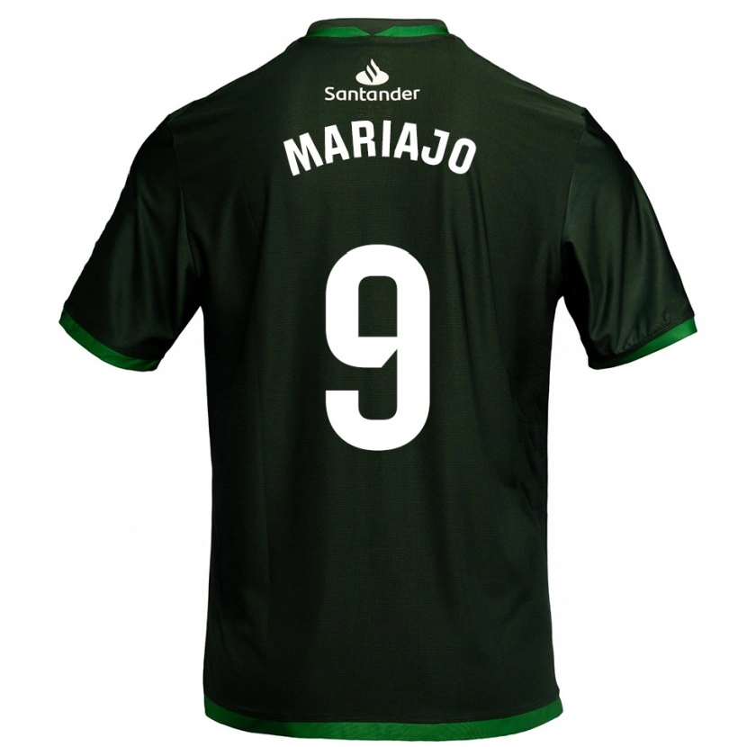 Danxen Heren María José Gutiérrez Díaz #9 Donkergroen Uitshirt Uittenue 2025/26 T-Shirt