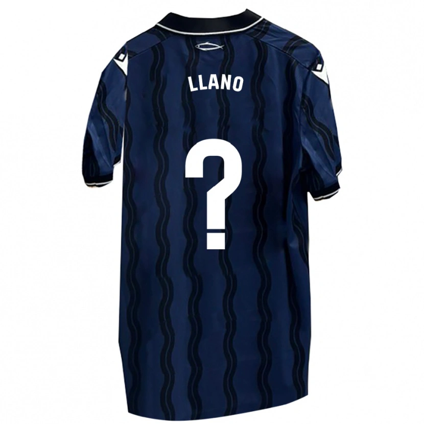 Danxen Heren Guillermo Llano #0 Donkerblauw Zwart Uitshirt Uittenue 2025/26 T-Shirt