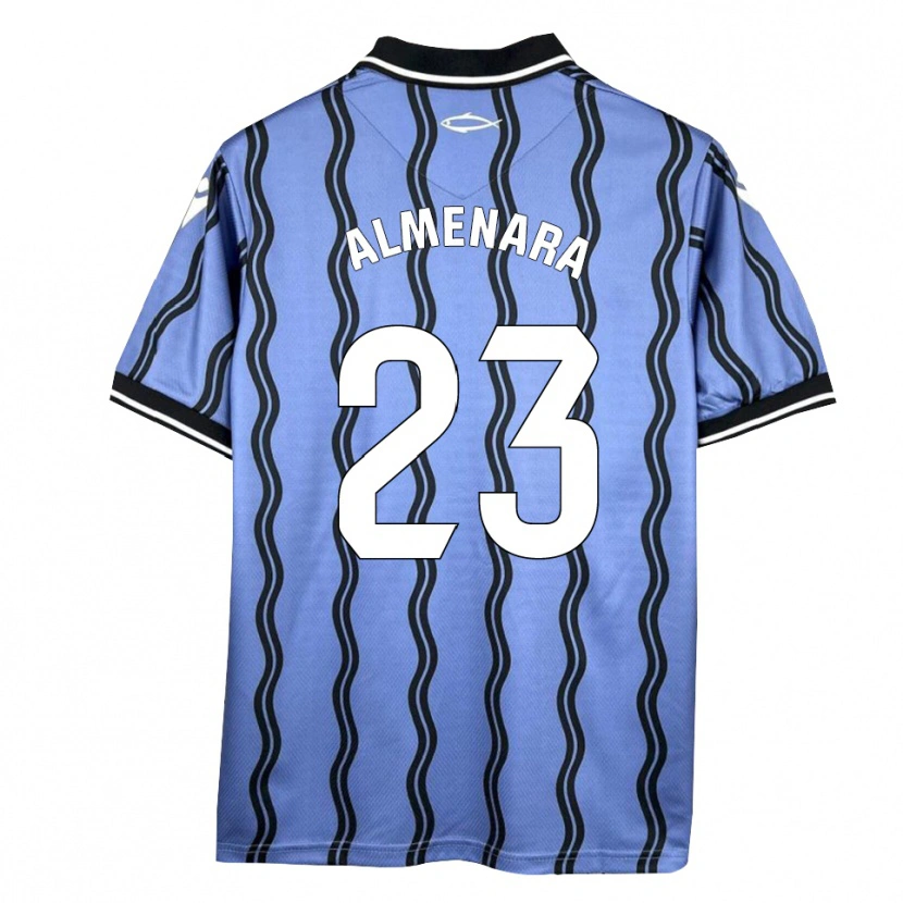 Danxen Heren Gonzalo Almenara #23 Donkerblauw Zwart Uitshirt Uittenue 2025/26 T-Shirt