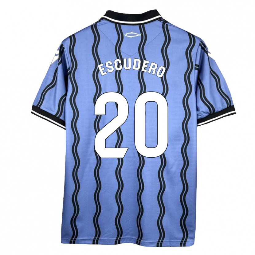 Danxen Heren Andy Escudero #20 Donkerblauw Zwart Uitshirt Uittenue 2025/26 T-Shirt