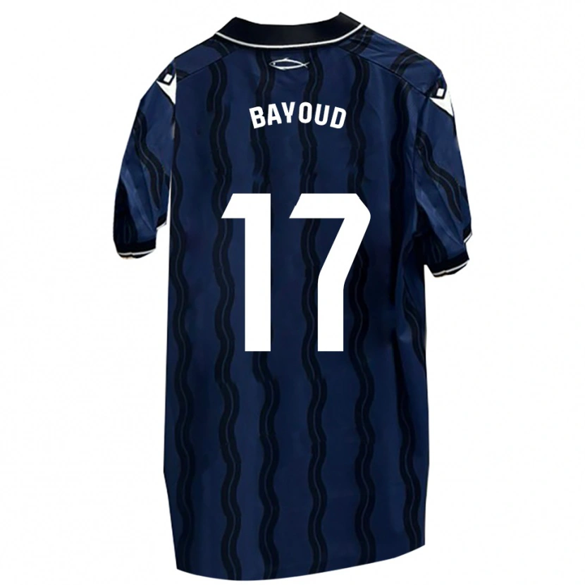 Danxen Heren Taufek Bayoud #17 Donkerblauw Zwart Uitshirt Uittenue 2025/26 T-Shirt