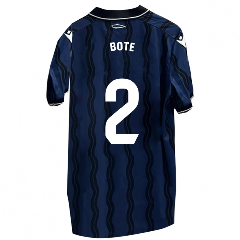 Danxen Heren Jorge Bote #2 Donkerblauw Zwart Uitshirt Uittenue 2025/26 T-Shirt