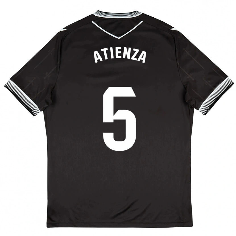 Danxen Heren Miguel Atienza #5 Zwart Wit Uitshirt Uittenue 2025/26 T-Shirt