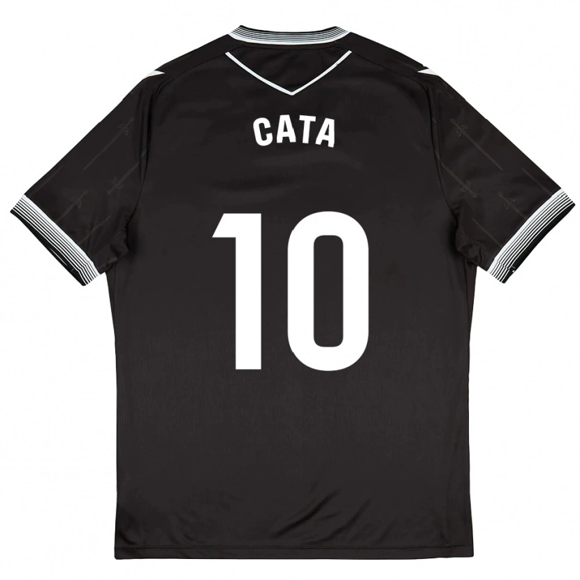 Danxen Heren Catalina Roselló #10 Zwart Wit Uitshirt Uittenue 2025/26 T-Shirt