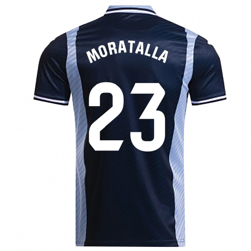 Danxen Heren Gonzalo Moratalla #23 Marineblauw Hemelsblauw Uitshirt Uittenue 2025/26 T-Shirt