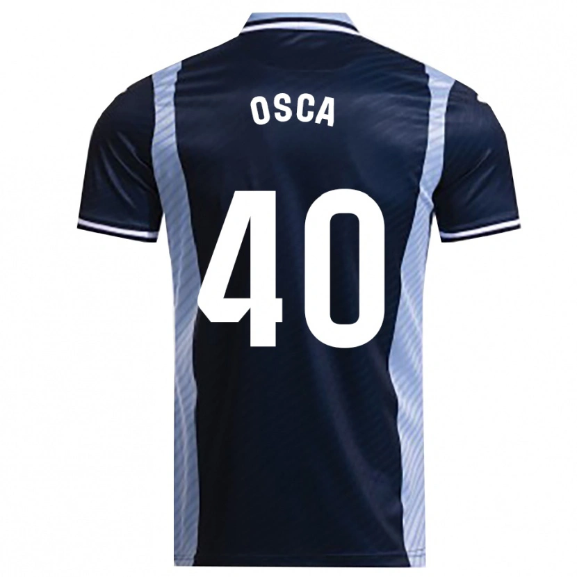 Danxen Heren Cristian Osca #40 Marineblauw Hemelsblauw Uitshirt Uittenue 2025/26 T-Shirt