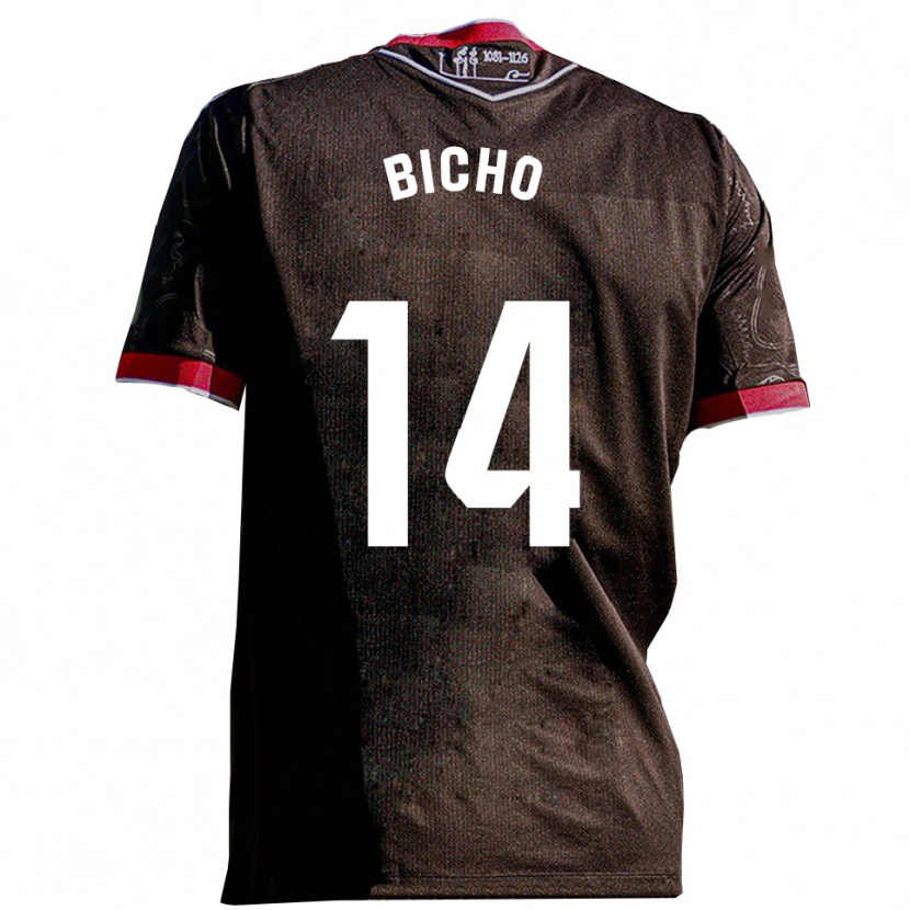 Danxen Heren Bicho #14 Zwart Rood Uitshirt Uittenue 2025/26 T-Shirt