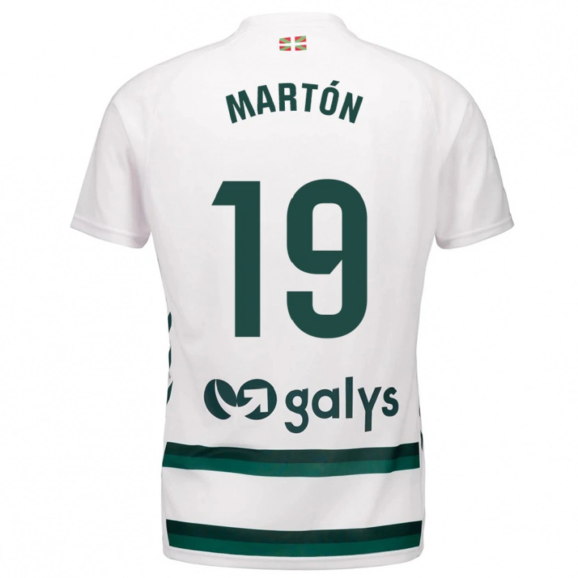 Danxen Heren Javi Martón #19 Wit Groen Uitshirt Uittenue 2025/26 T-Shirt