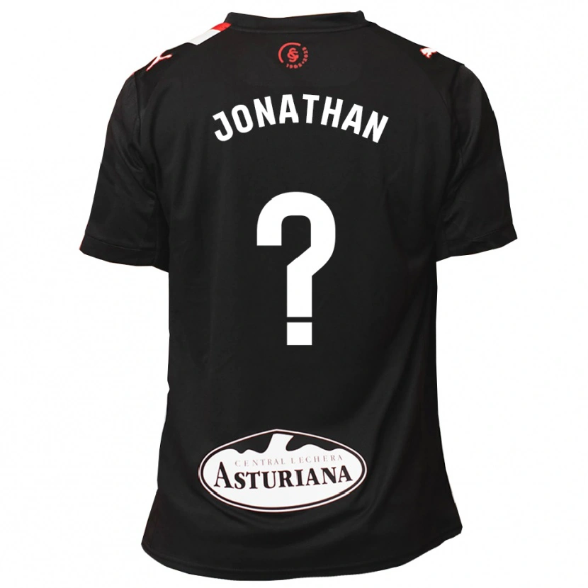 Danxen Heren Jonathan Sánchez #0 Zwart Wit Uitshirt Uittenue 2025/26 T-Shirt