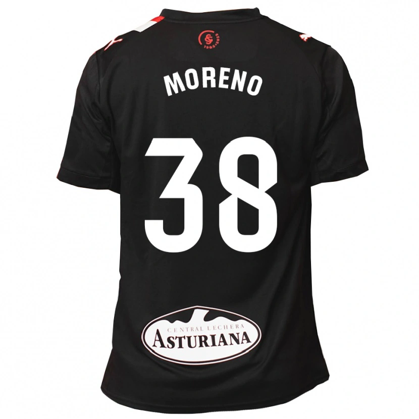 Danxen Heren Gerard Moreno #38 Zwart Wit Uitshirt Uittenue 2025/26 T-Shirt
