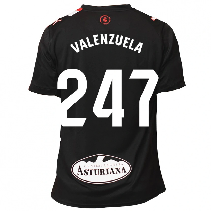 Danxen Heren Sebastián Valenzuela #247 Zwart Wit Uitshirt Uittenue 2025/26 T-Shirt