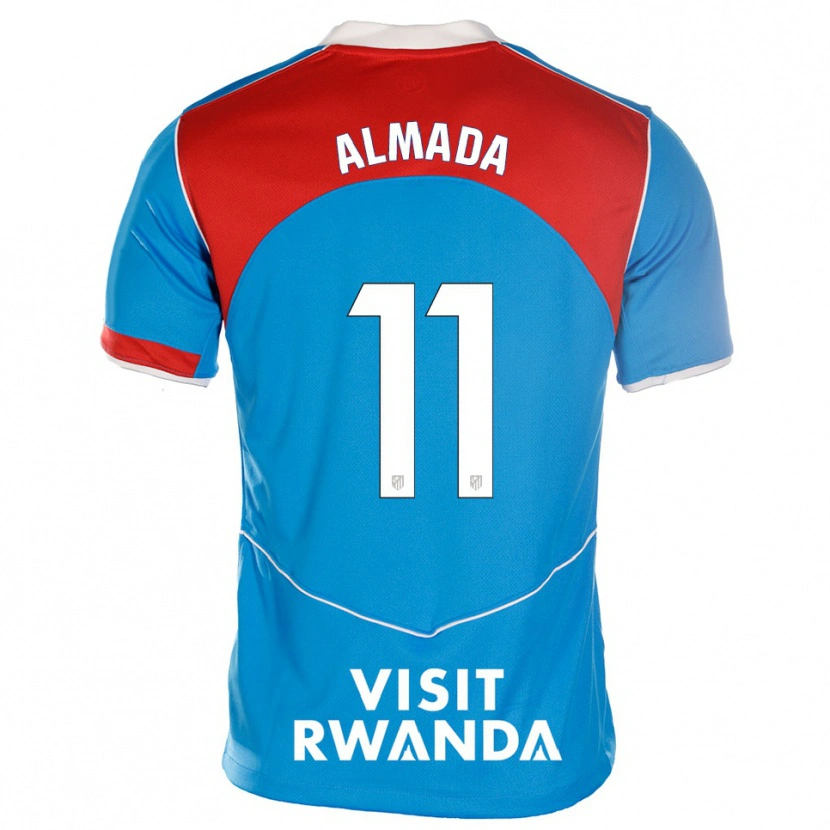 Danxen Heren Thiago Almada #11 Blauw Wit Thuisshirt Derde Tenue 2025/26 T-Shirt
