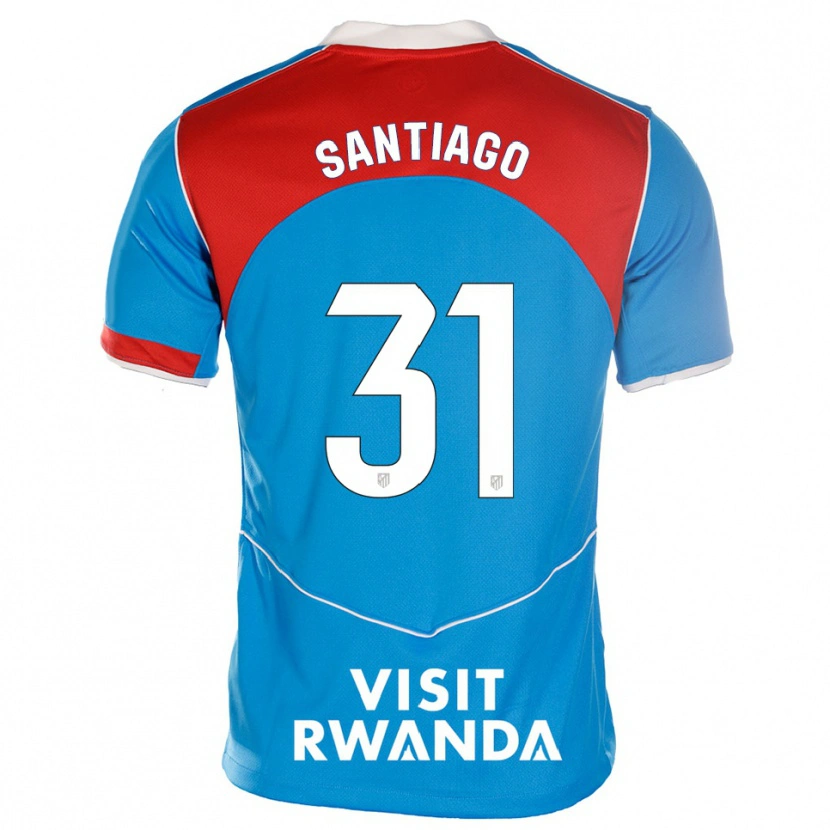 Danxen Heren Abraham Santiago #31 Blauw Wit Thuisshirt Derde Tenue 2025/26 T-Shirt