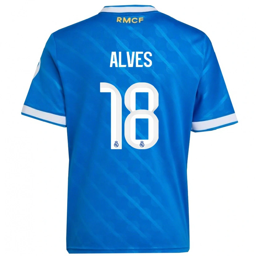 Danxen Heren Enzo Alves #18 Blauw Wit Thuisshirt Derde Tenue 2025/26 T-Shirt