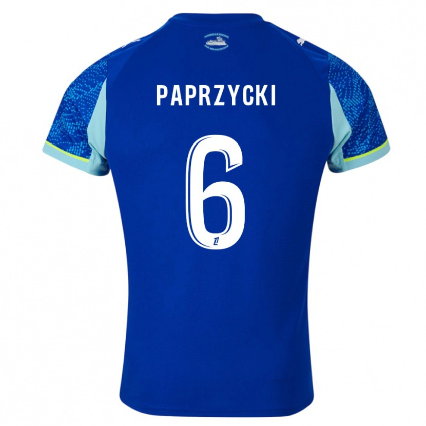 Danxen Heren Aurore Paprzycki #6 Hemelsblauw Wit Thuisshirt Derde Tenue 2025/26 T-Shirt