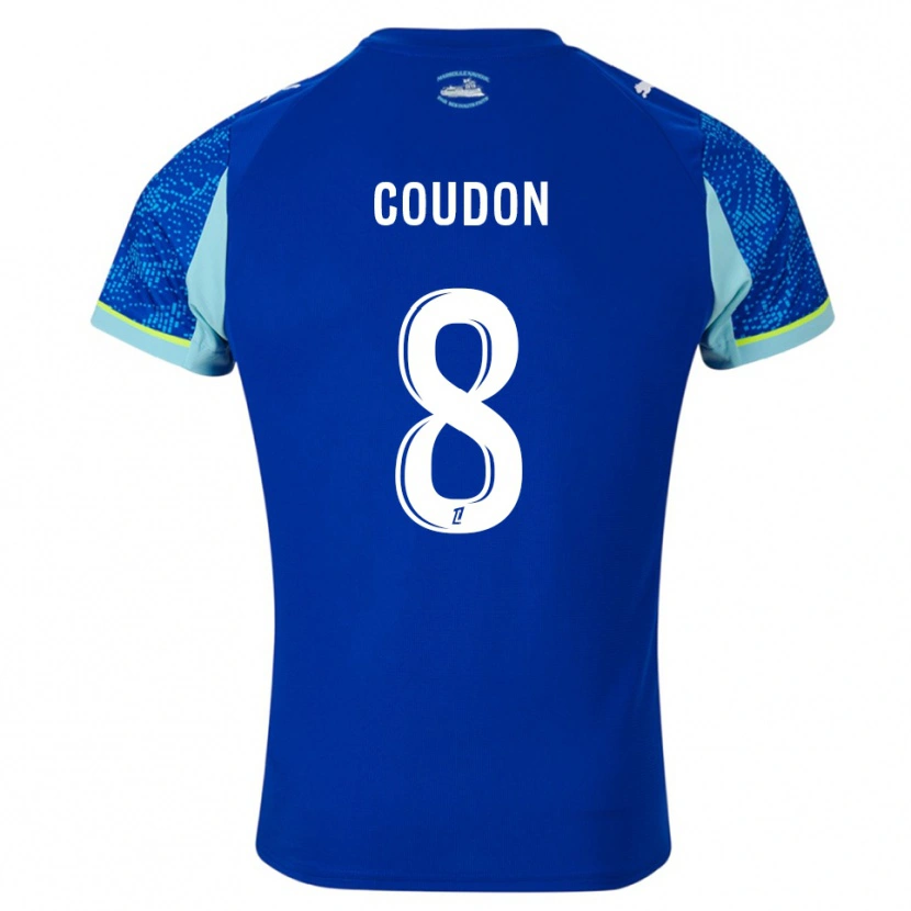 Danxen Heren Marine Coudon #8 Hemelsblauw Wit Thuisshirt Derde Tenue 2025/26 T-Shirt