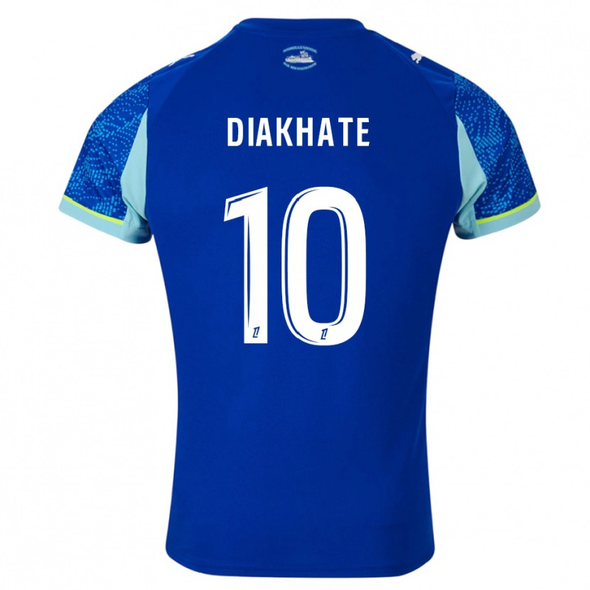 Danxen Heren Ndeye Awa Diakhaté #10 Hemelsblauw Wit Thuisshirt Derde Tenue 2025/26 T-Shirt