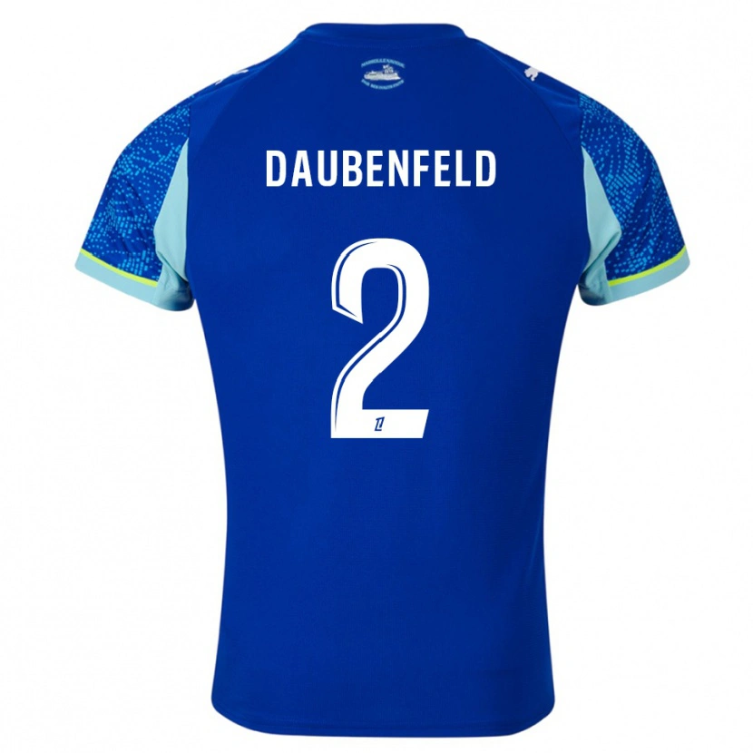 Danxen Heren Lucas Daubenfeld #2 Hemelsblauw Wit Thuisshirt Derde Tenue 2025/26 T-Shirt