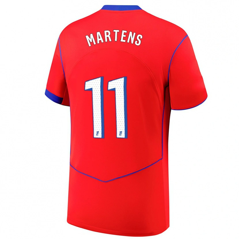 Danxen Heren Lieke Martens #11 Rood Blauw Wit Thuisshirt Derde Tenue 2025/26 T-Shirt