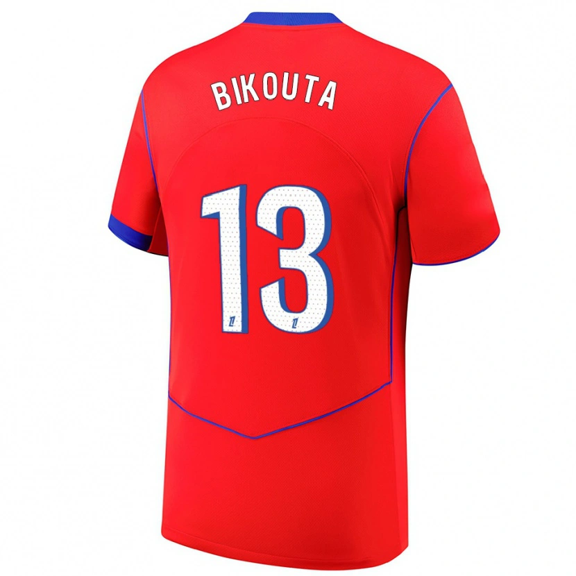 Danxen Heren Dan-Patrice Bikouta #13 Rood Blauw Wit Thuisshirt Derde Tenue 2025/26 T-Shirt