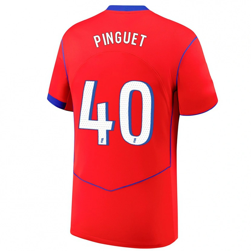 Danxen Heren Alice Pinguet #40 Rood Blauw Wit Thuisshirt Derde Tenue 2025/26 T-Shirt