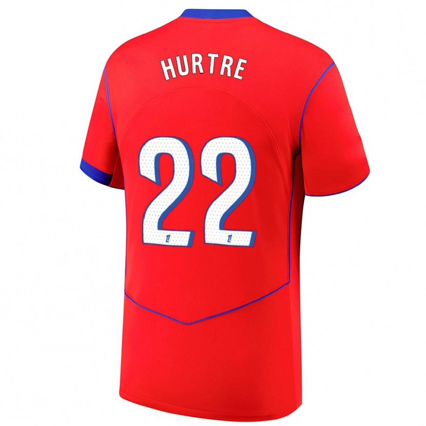 Danxen Heren Oceane Hurtre #22 Rood Blauw Wit Thuisshirt Derde Tenue 2025/26 T-Shirt