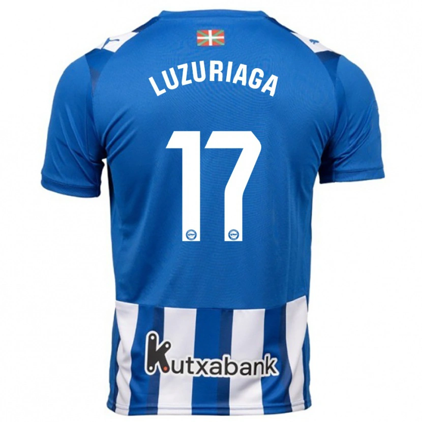 Danxen Dames Judith Luzuriaga #17 Blauw Wit Thuisshirt Thuistenue 2025/26 T-Shirt