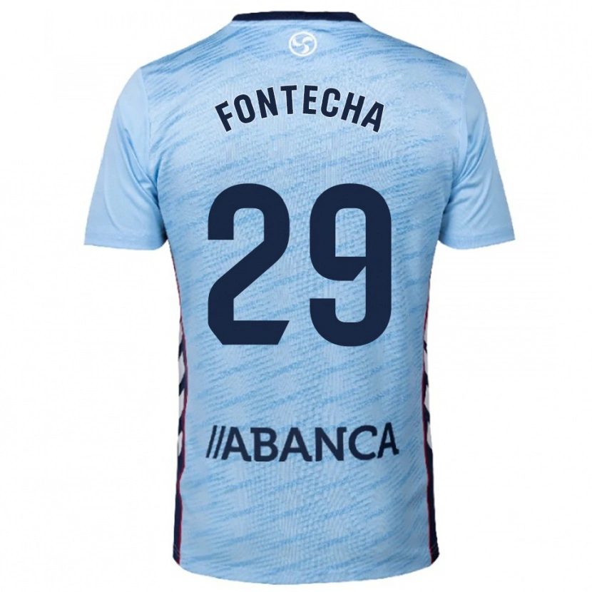 Danxen Dames Celia Fontecha #29 Hemelsblauw Rood Thuisshirt Thuistenue 2025/26 T-Shirt