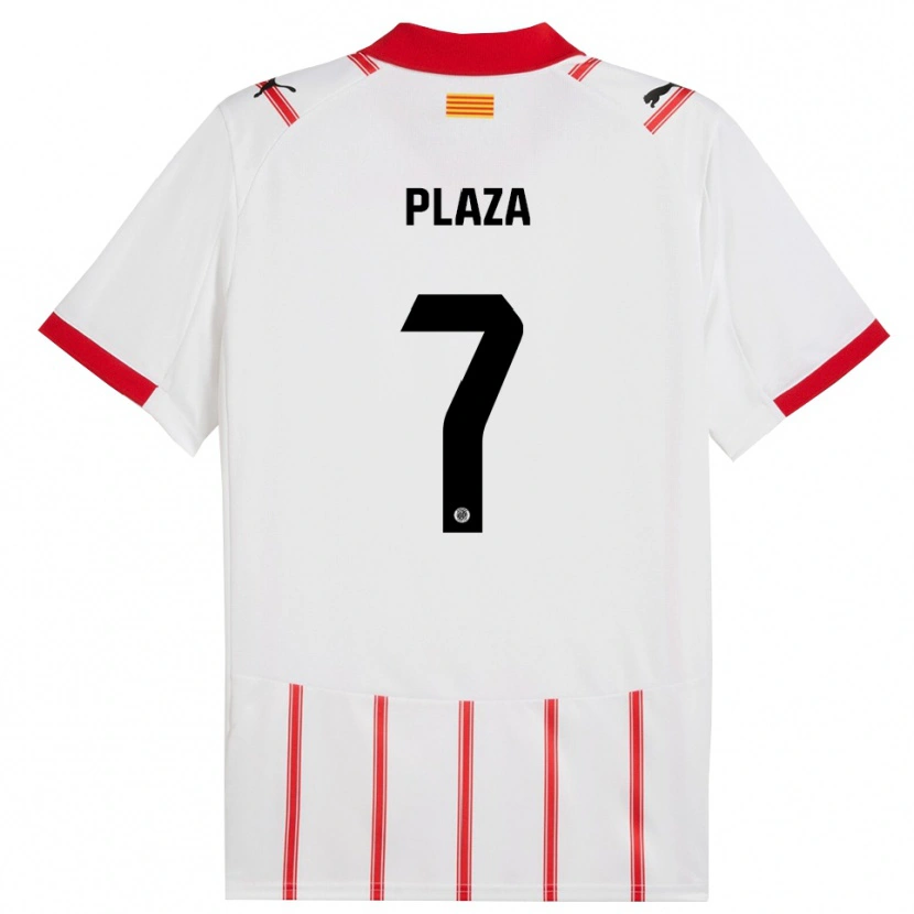 Danxen Dames Nacho Plaza #7 Wit Rood Thuisshirt Thuistenue 2025/26 T-Shirt