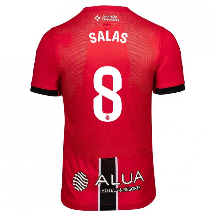Danxen Dames Jan Salas #8 Rood Zwart Thuisshirt Thuistenue 2025/26 T-Shirt