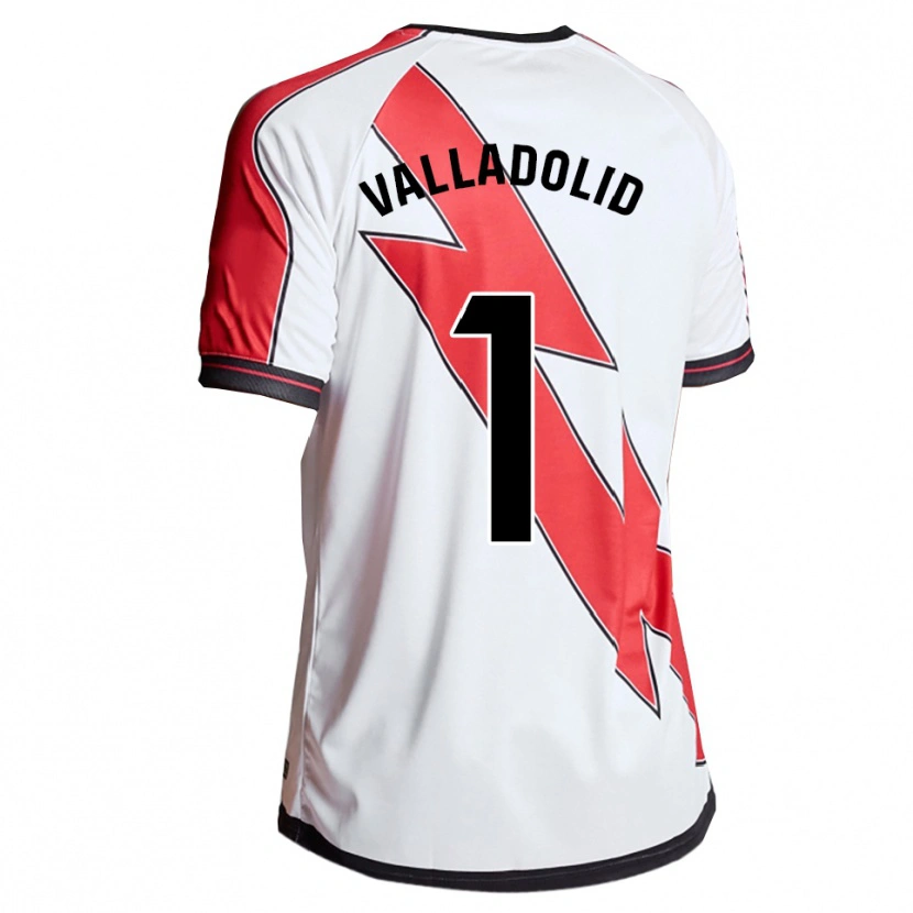 Danxen Dames Miriam Valladolid Sánchez #1 Wit Rood Thuisshirt Thuistenue 2025/26 T-Shirt