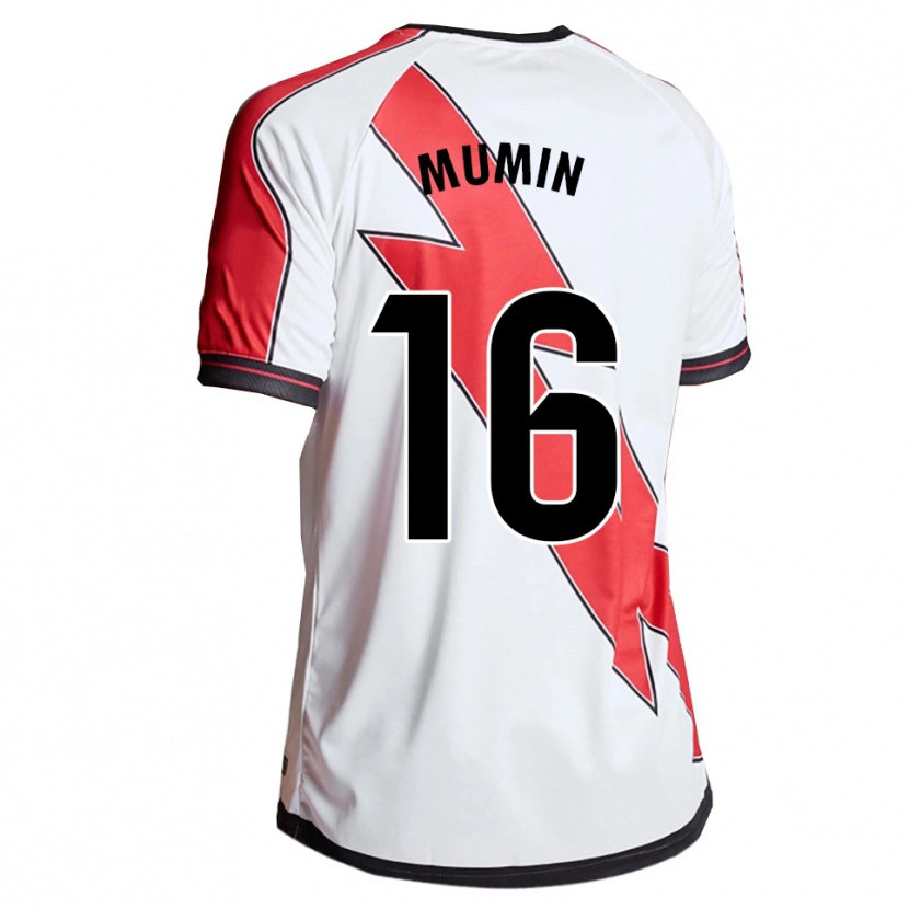 Danxen Dames Abdul Mumin #16 Wit Rood Thuisshirt Thuistenue 2025/26 T-Shirt