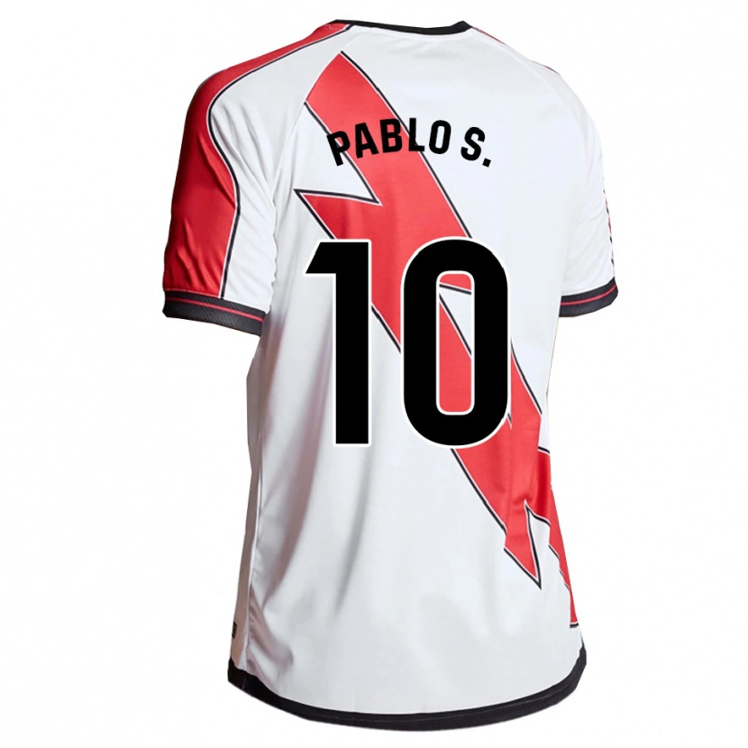 Danxen Dames Pablo Sánchez #10 Wit Rood Thuisshirt Thuistenue 2025/26 T-Shirt