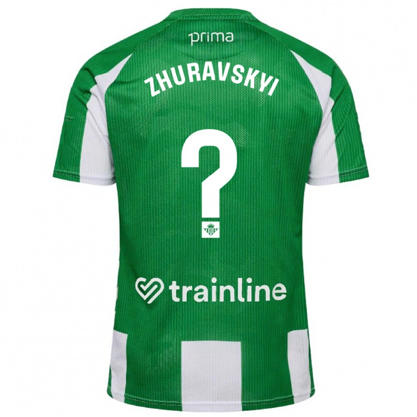Danxen Dames Yan Zhuravskyi #0 Groen Wit Thuisshirt Thuistenue 2025/26 T-Shirt