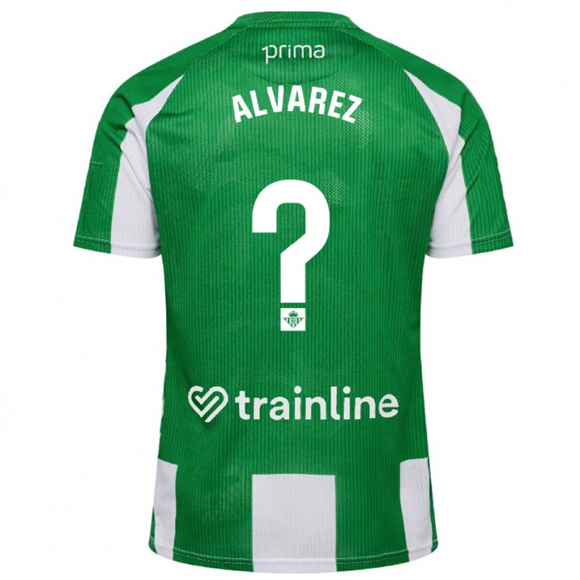 Danxen Dames Marco Álvarez #0 Groen Wit Thuisshirt Thuistenue 2025/26 T-Shirt