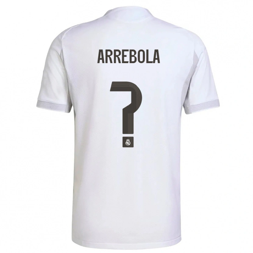 Danxen Dames Hugo Arrebola #0 Wit Geel Thuisshirt Thuistenue 2025/26 T-Shirt