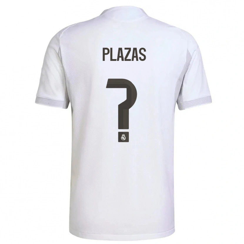 Danxen Dames Victor Plazas #0 Wit Geel Thuisshirt Thuistenue 2025/26 T-Shirt