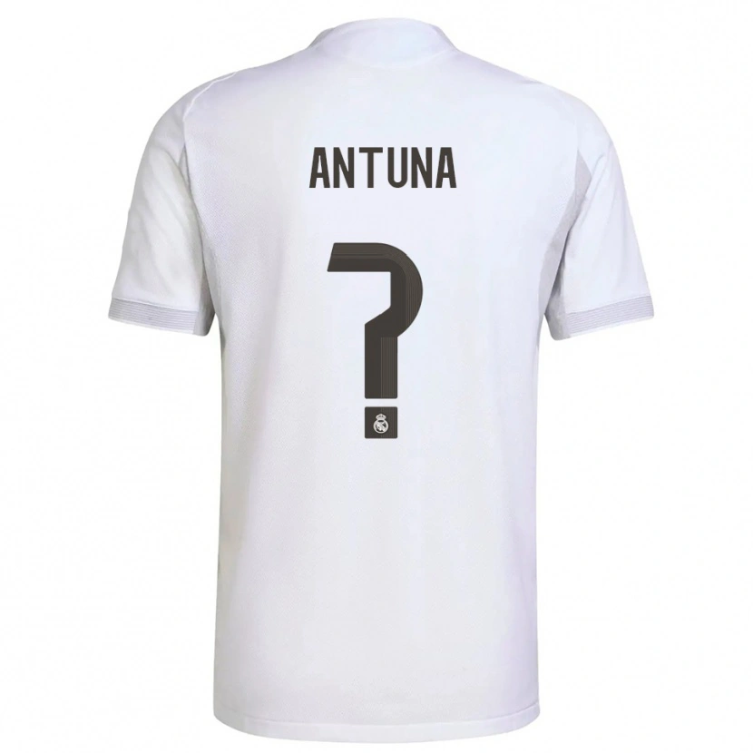 Danxen Dames Miguel Antuna #0 Wit Geel Thuisshirt Thuistenue 2025/26 T-Shirt