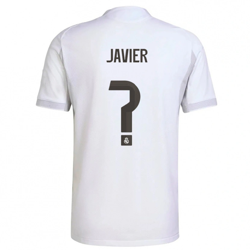 Danxen Dames Javier Navarro #0 Wit Geel Thuisshirt Thuistenue 2025/26 T-Shirt