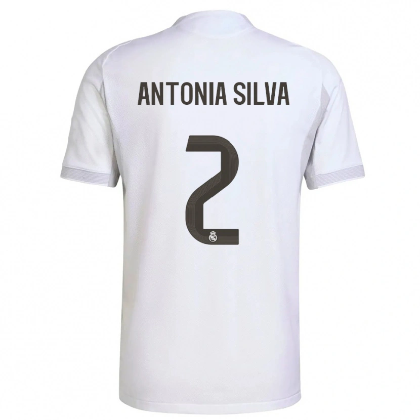 Danxen Dames Antônia Silva #2 Wit Geel Thuisshirt Thuistenue 2025/26 T-Shirt