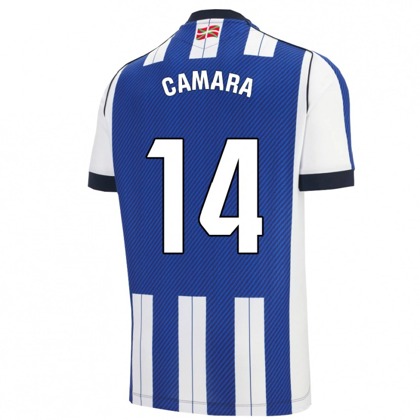 Danxen Dames Ibra Cámara #14 Blauw Wit Thuisshirt Thuistenue 2025/26 T-Shirt