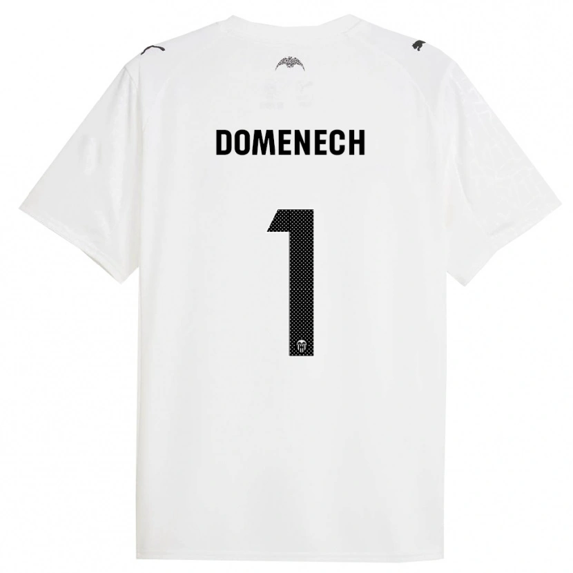 Danxen Dames Jaume Domenech #1 Wit Zwart Thuisshirt Thuistenue 2025/26 T-Shirt
